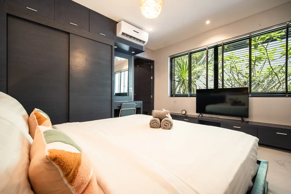 Natural light in the bedroom